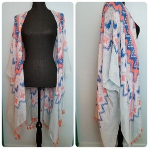 Aztec Printed Kimono